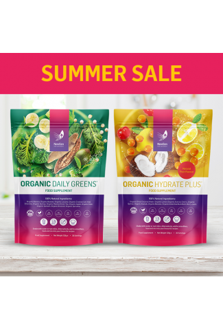 1 x Organic Daily Greens & 1 x Organic Hydrate Plus